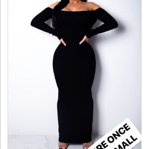 Long tight midi dress